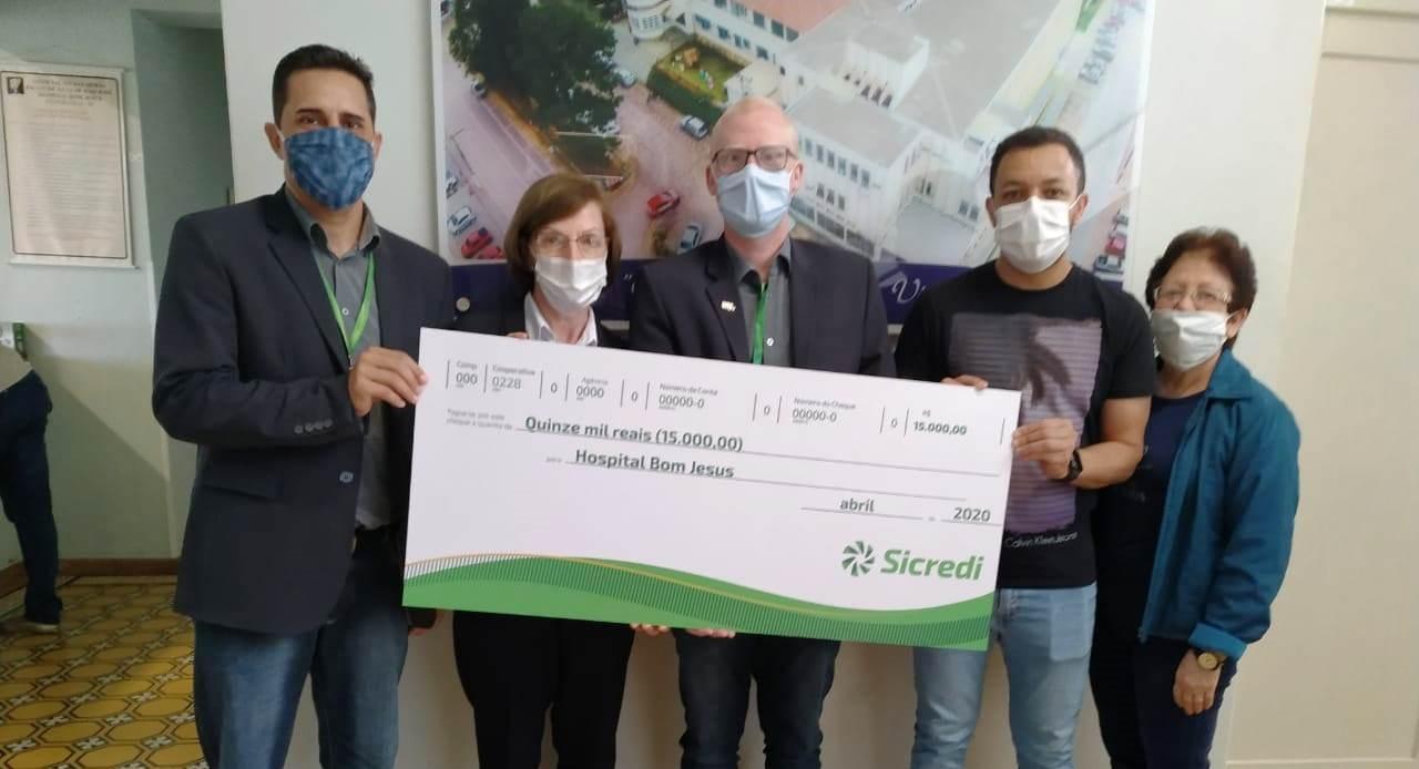 Sicredi Integração de Estados destina mais de R$ 35 mil para hospitais da Região da Cebola