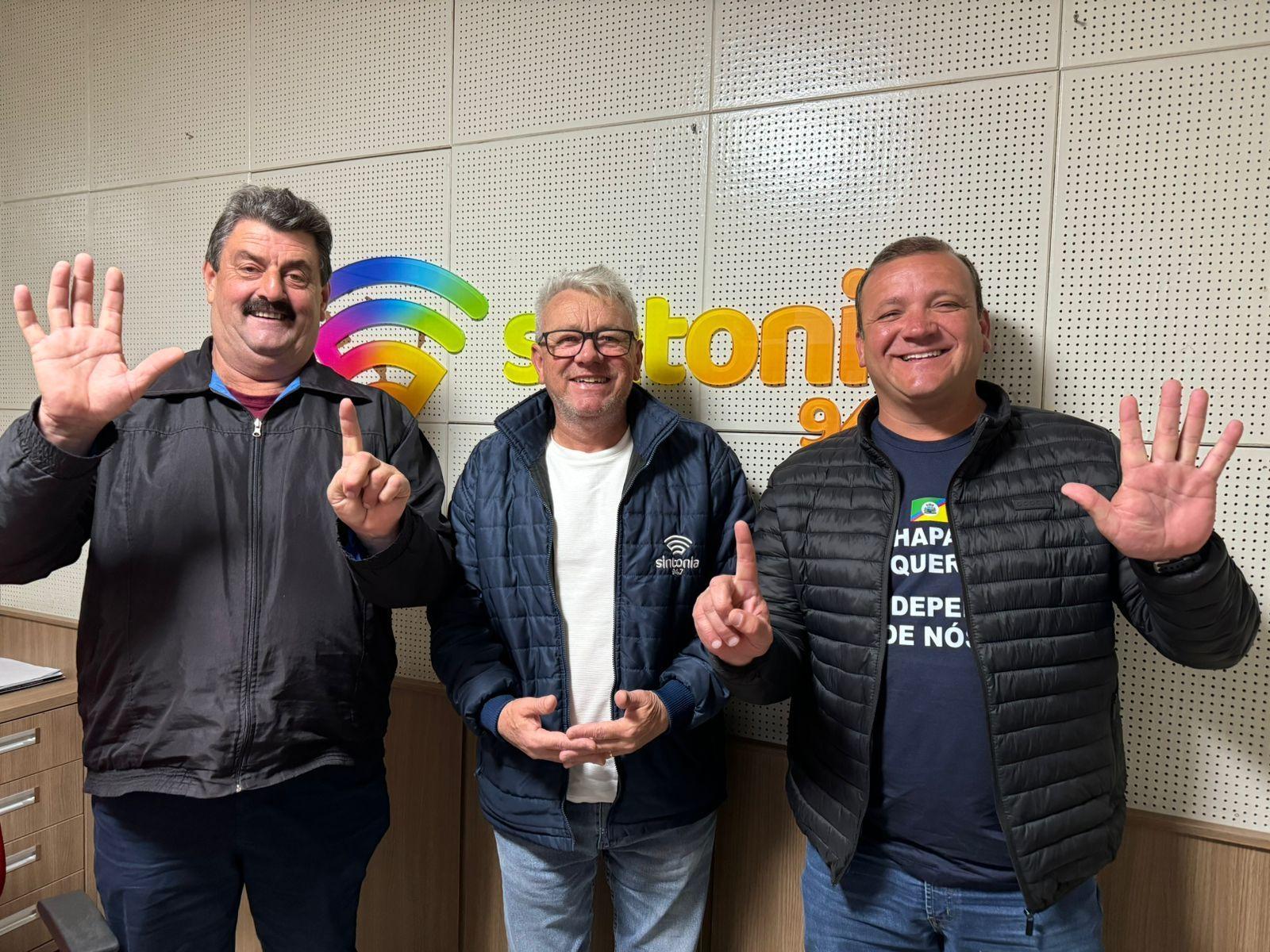 Sintonia Eleições 2024: Entrevista com os candidatos de Chapadão do Lageado