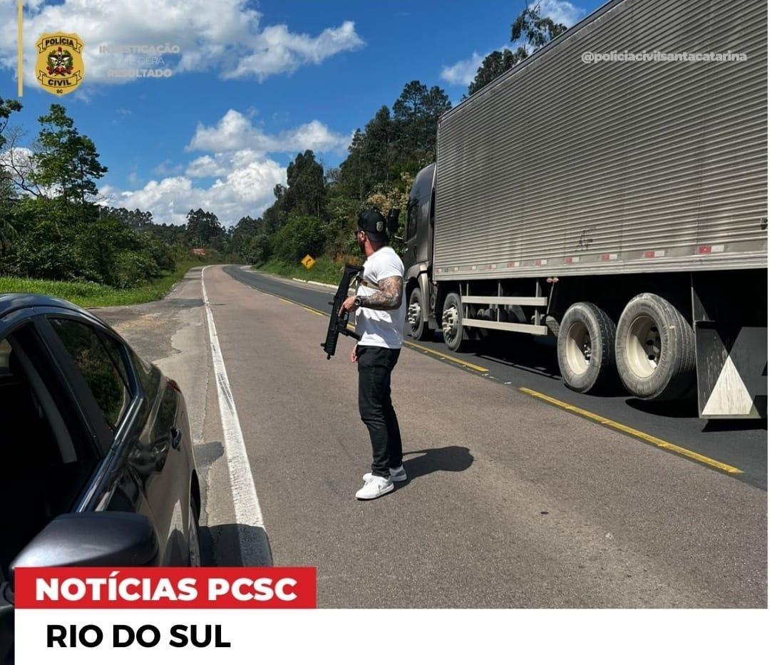 Suspeito de furtar mais de R$ 400 mil de empresa em Rio do Sul é preso no Paraná