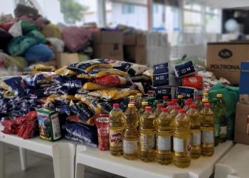 Tapete Solidário em Ituporanga arrecada centenas de donativos que serão enviados para o Rio Grande do Sul