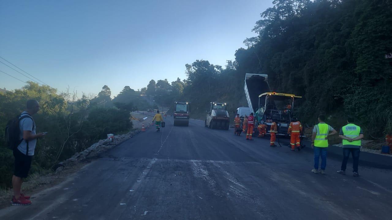 Trânsito no km 143 da BR-470 é liberado em Rio do Sul