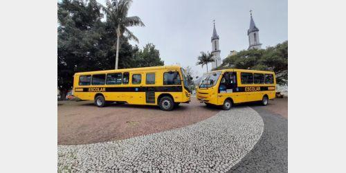 Transporte escolar de Ituporanga conta com novos ônibus que oferecem acessibilidade