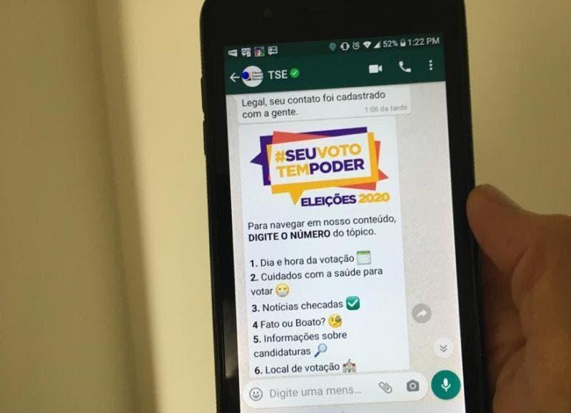 TSE tira dúvidas do eleitor por WhatsApp