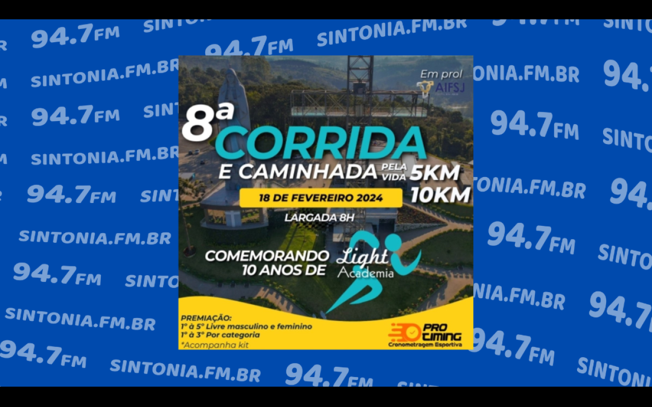 Tudo pronto para a 8ª Corrida e Caminhada pela Vida em Ituporanga