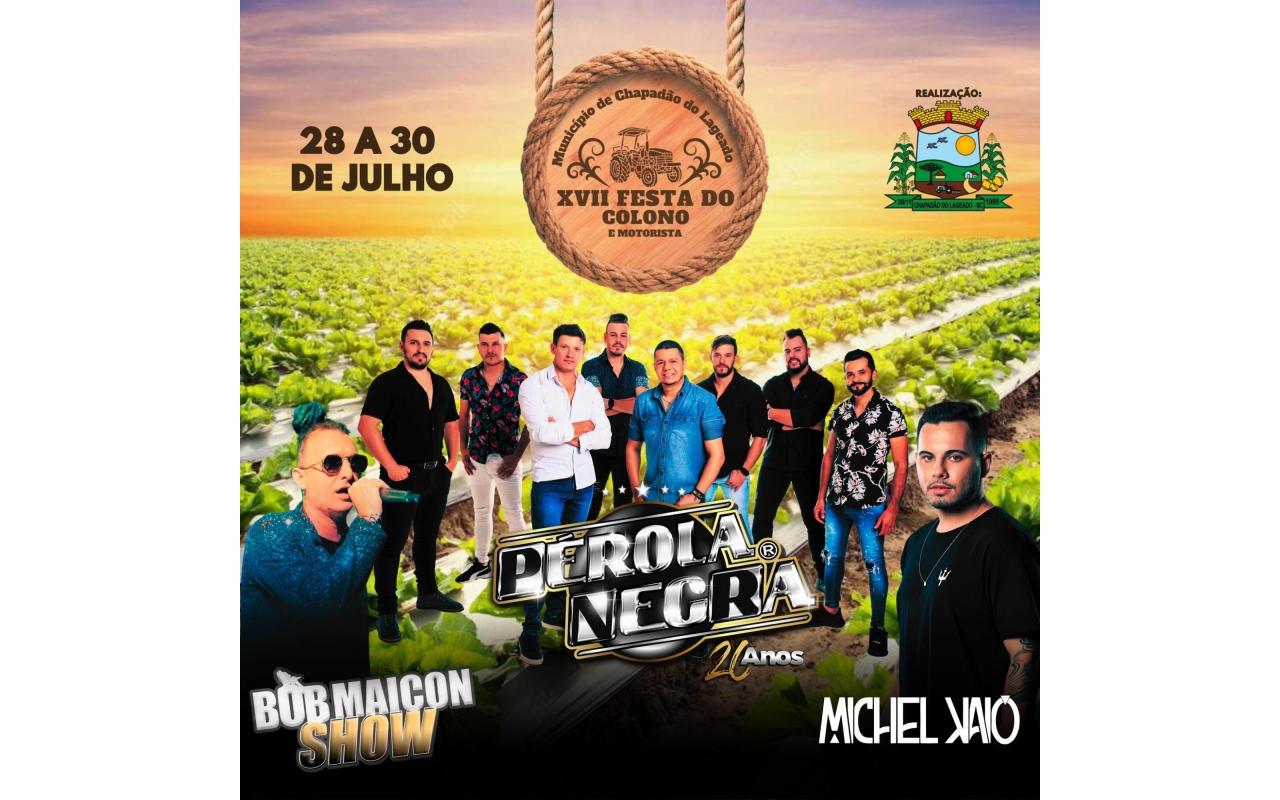 Tudo pronto para a XVII Festa do Colono e Motorista de Chapadão do Lageado