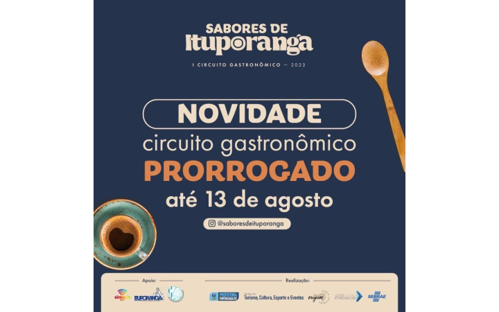 Última semana para aproveitar o 1º Circuito Gastronômico Sabores de Ituporanga