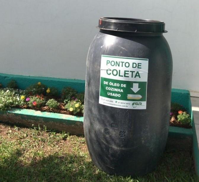 Unidade da CASAN de Ituporanga passa a contar com ecoponto para coleta de óleo de cozinha
