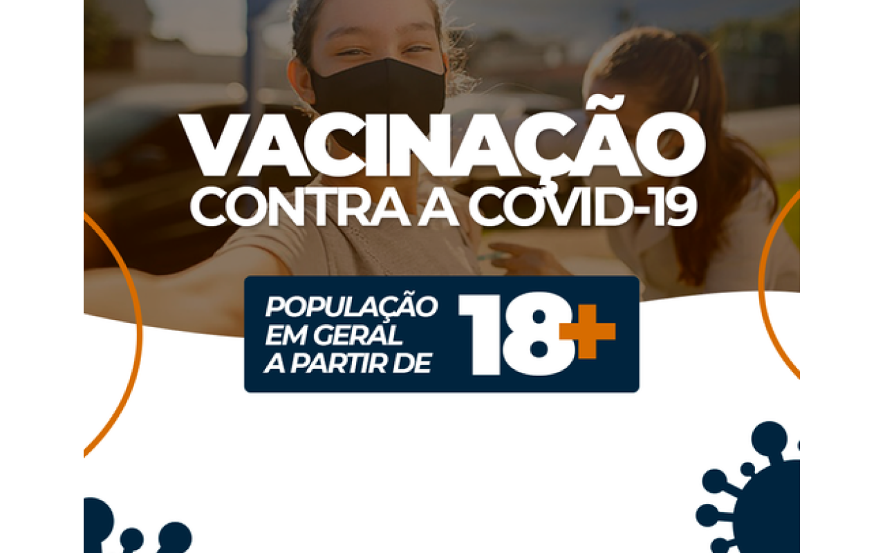Vacinação para maiores de 18 anos contra Covid vai iniciar nesta sexta em Vidal Ramos