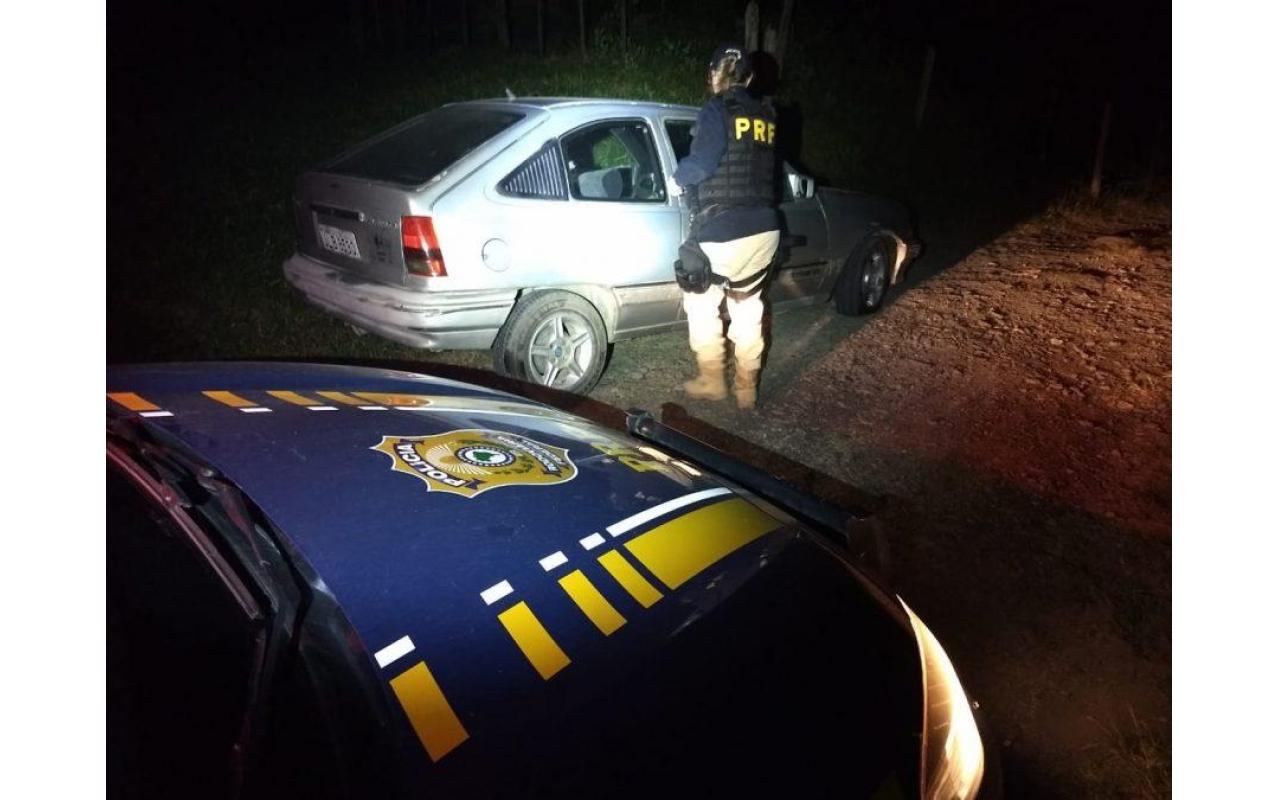 Veículo furtado em Ituporanga é recuperado na BR-470