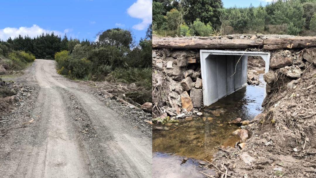 Vereador destaca construção de ponte com galeria na divisa entre Alfredo Wagner e Imbuia