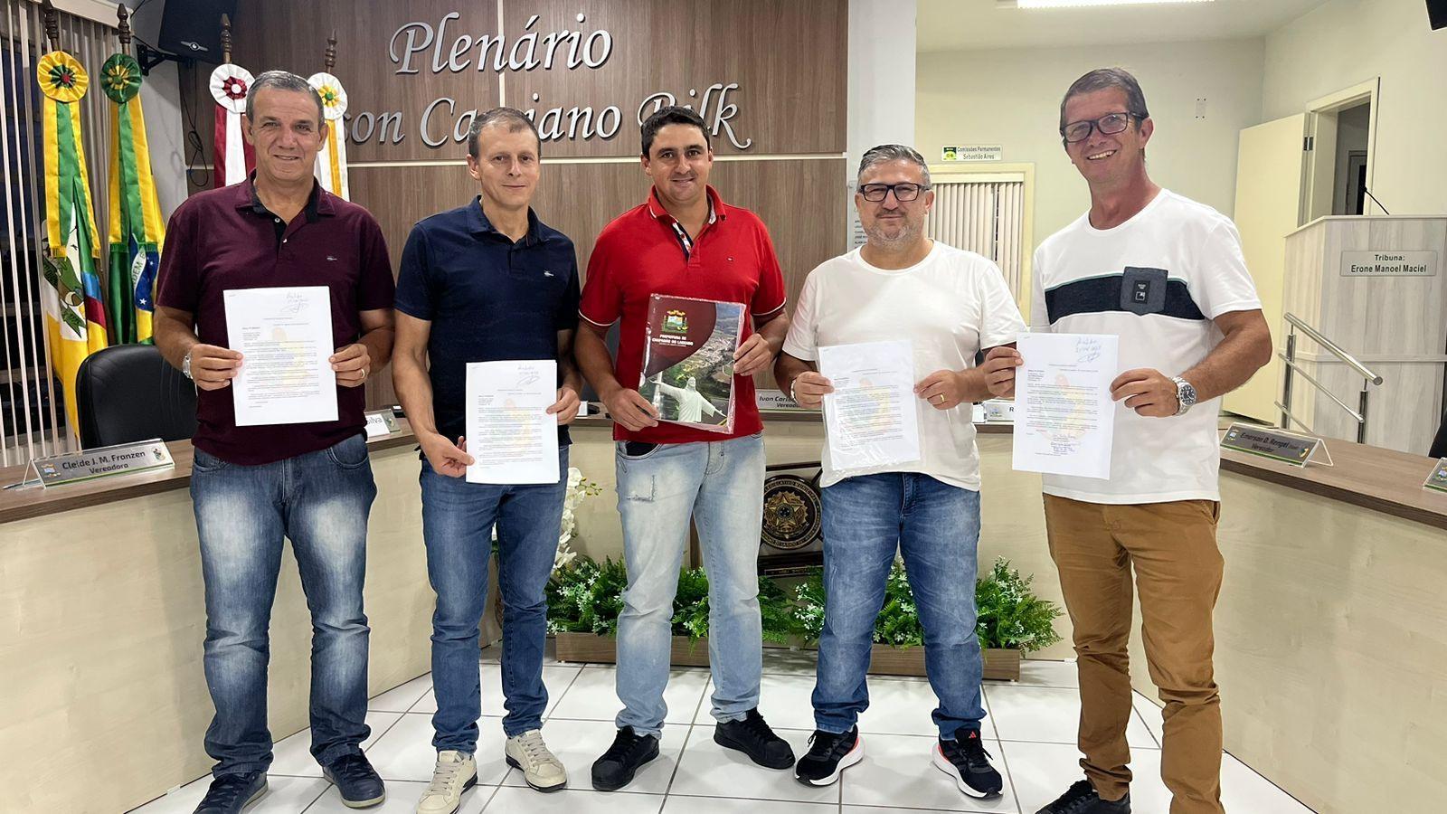 Vereadores de Chapadão do Lageado solicitam mais de R$ 1 milhão em recursos para o Deputado Zé Milton