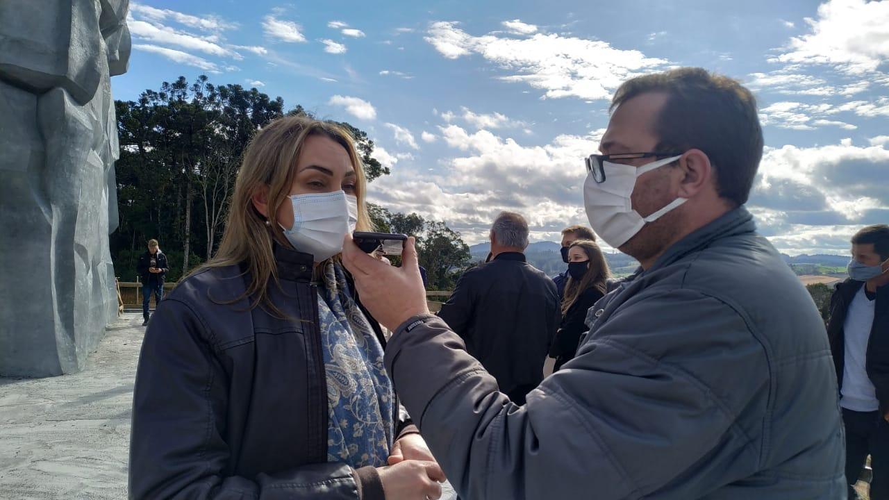 Vice-Governadora Daniela Reinehr participou de Cavalgada em Ituporanga nesse domingo