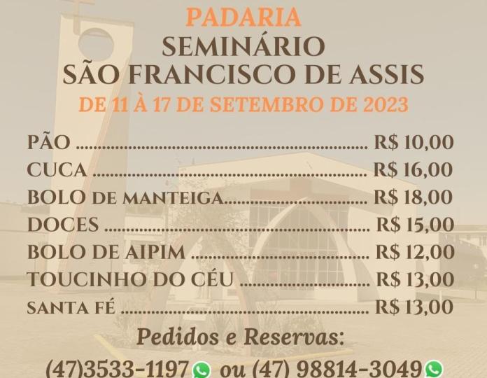 Tem início a festa do Seminário São Francisco de Assis em Ituporanga - 